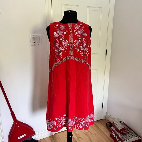 Anthropology Aiko Embroidered Shift Dress - Picture 7 of 7